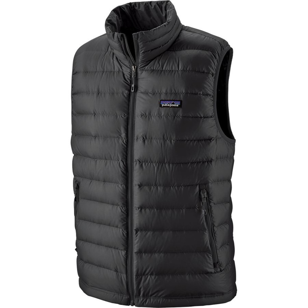 Patagonia Men’s Black Down Vest Sz Large